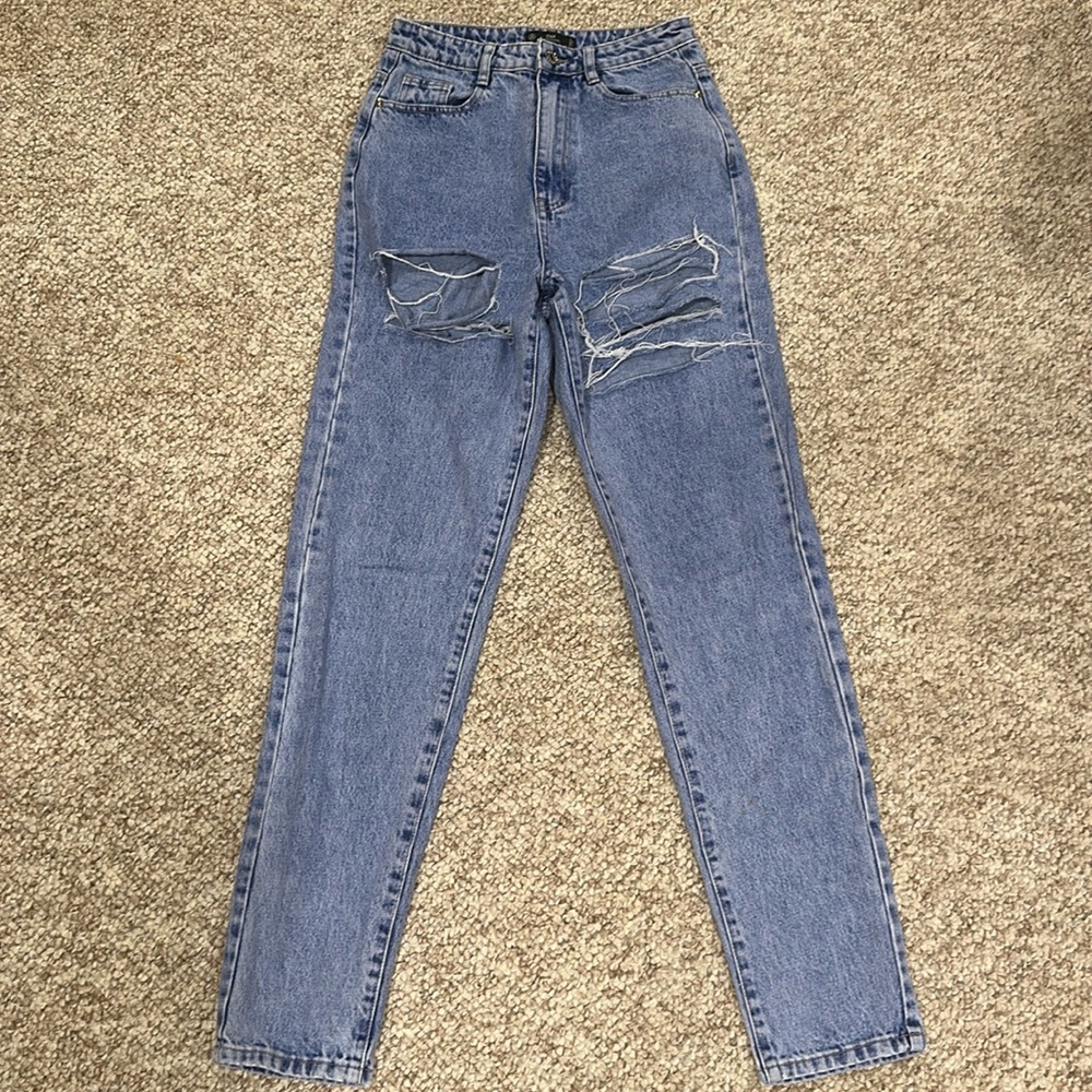 Missguided High Rise Mom Jeans